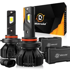 9005 LED Headlight High Beam Bulbs Kit 6000K Super White Bright Headlamps HB3