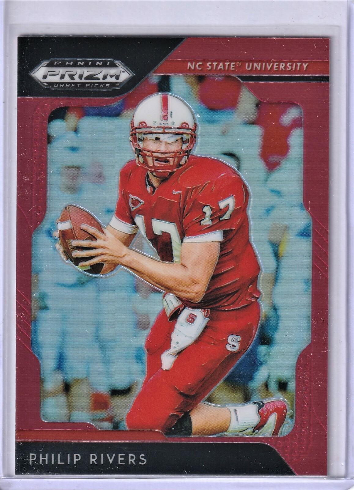 2019 Prizm Draft Picks - PHILIP RIVERS - RED PRIZM #75 - Chargers