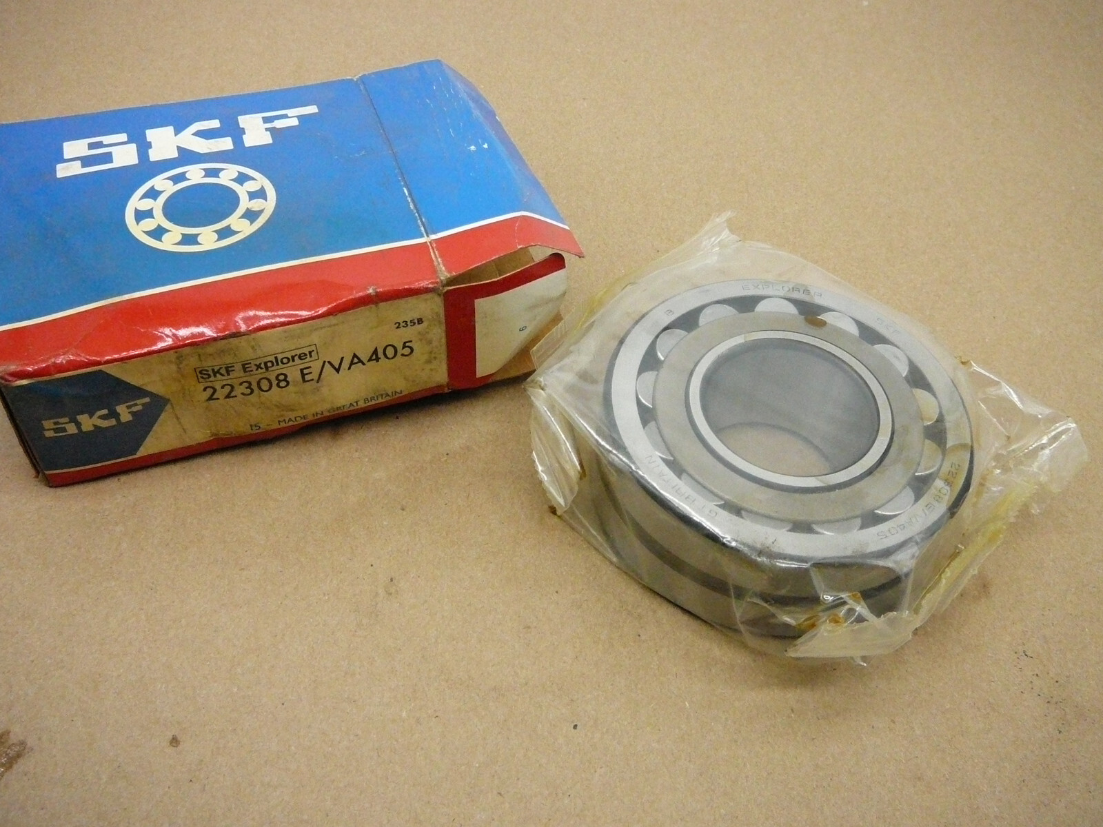 SKF EXPLORER SPHERICAL ROLLER BEARING 22308 E/VA405 FACTORY SEALED eBay