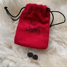 BRAND New Authentic Christian Louboutin Brown Heel Tips RARE renew reuse recycle