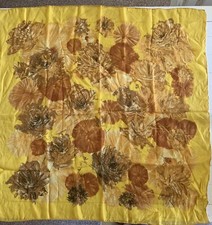 Vintage Fall Themed Scarf BEST  CO FIFTH AVENUE NEW YORK Head Scarf Wrap