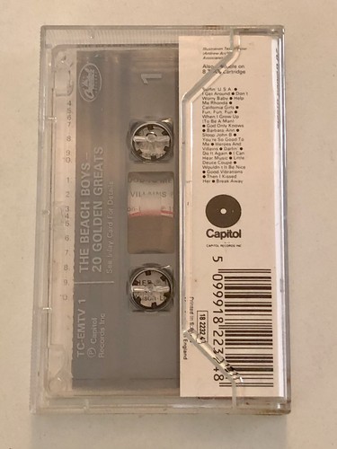 The Beach Boys - 20 Golden Greats Music Cassette Tape Hifi Stereo Vintage Exc. - Picture 2 of 3