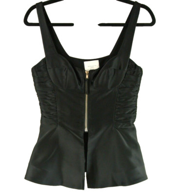 NEW REFORMATION Truro Top Black Sz 4 #T2778