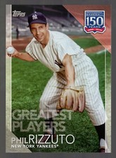 2019 TOPPS GREATEST PLAYERS PHIL RIZZUTO 5X7