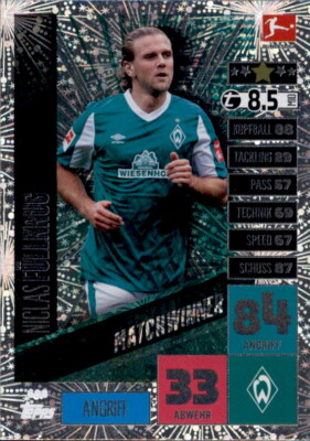 Match Attax Extra 20/21 - 608 Niclas Füllkrug Matchwinner