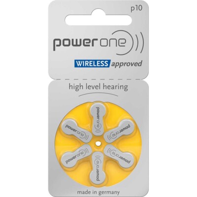 48x Varta power one Typ 10 im 6er-Blister Knopfzelle 1,45V ø5,8x3,6mm Zink-Luft