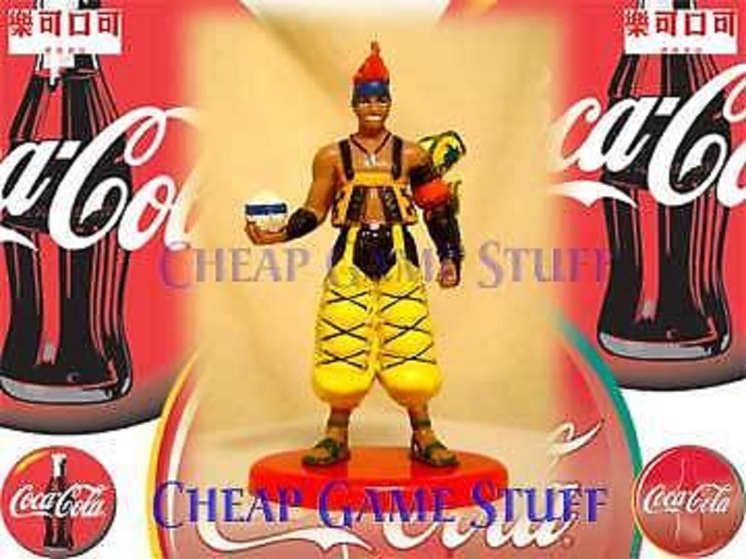 Final Fantasy X Coca Cola Figure ~ Wakka 03 Painted Color | eBay
