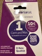 German D1 (Telekom) sim card with 10 EURO credit to sell