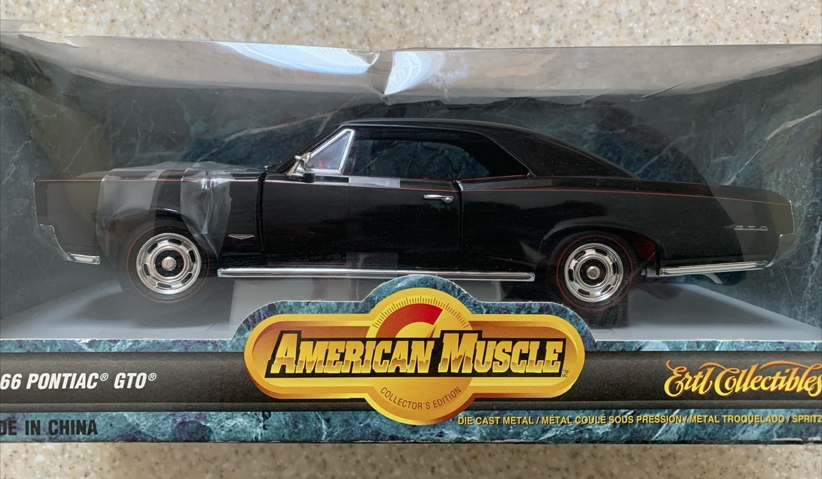ERTL American Muscle 1:18 1966 Pontiac GTO - Black - NOS Unopened