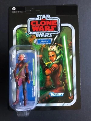Star Wars: Vintage Collection Ahsoka (The Clone Wars) VC102 MOC Unpunched - Image 1 of 2