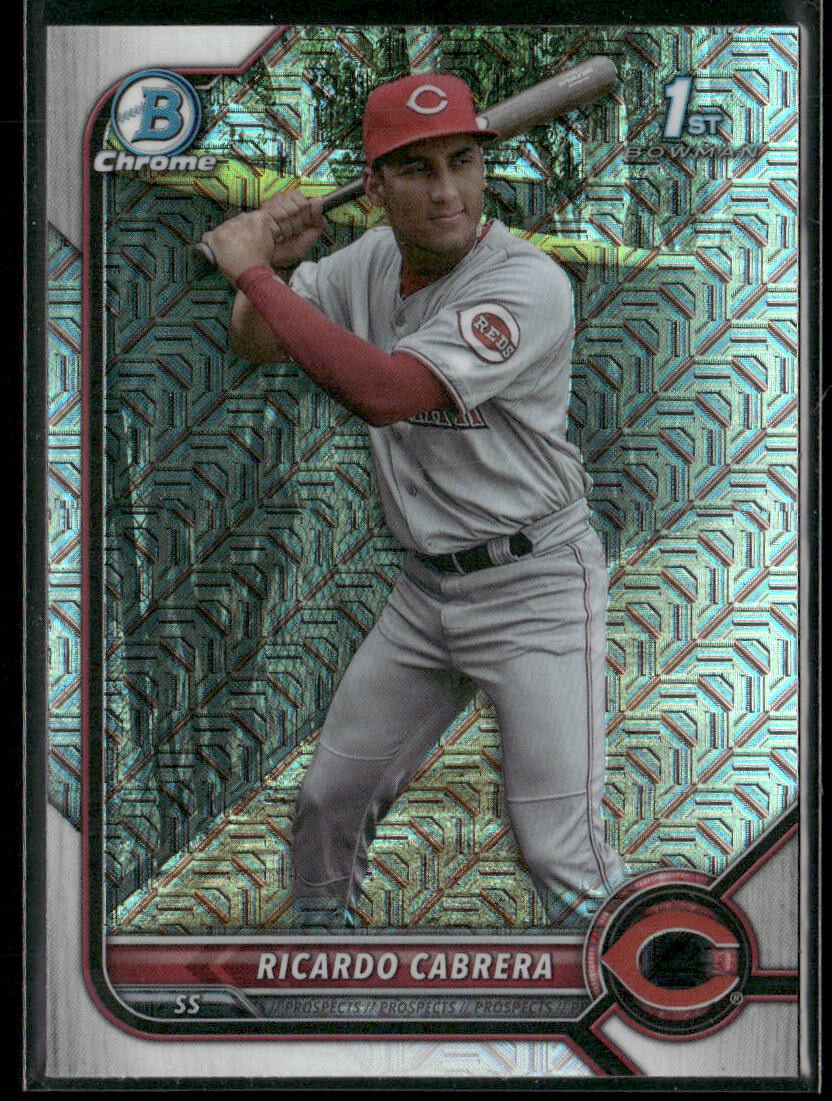 2022 Bowman Chrome - Prospects Ricardo Cabrera #BCP-158 (RC)