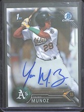 2016 Bowman Chrome Autograph #CPA-YMU Yairo Munoz