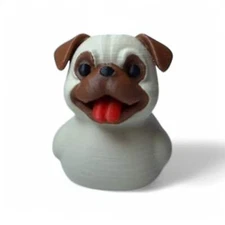 Pug Duck – Adorable & Wrinkly Dog-Inspired Duck Collectible