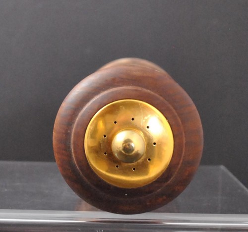 Vintage Thompson Holz Holz gedrechselt Salzstreuer Mid Century Modern 10" GD7 - Bild 5 von 9