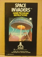 Atari 2600 Space Invaders Program Instructions 1980 Original Manual FREE SHIP