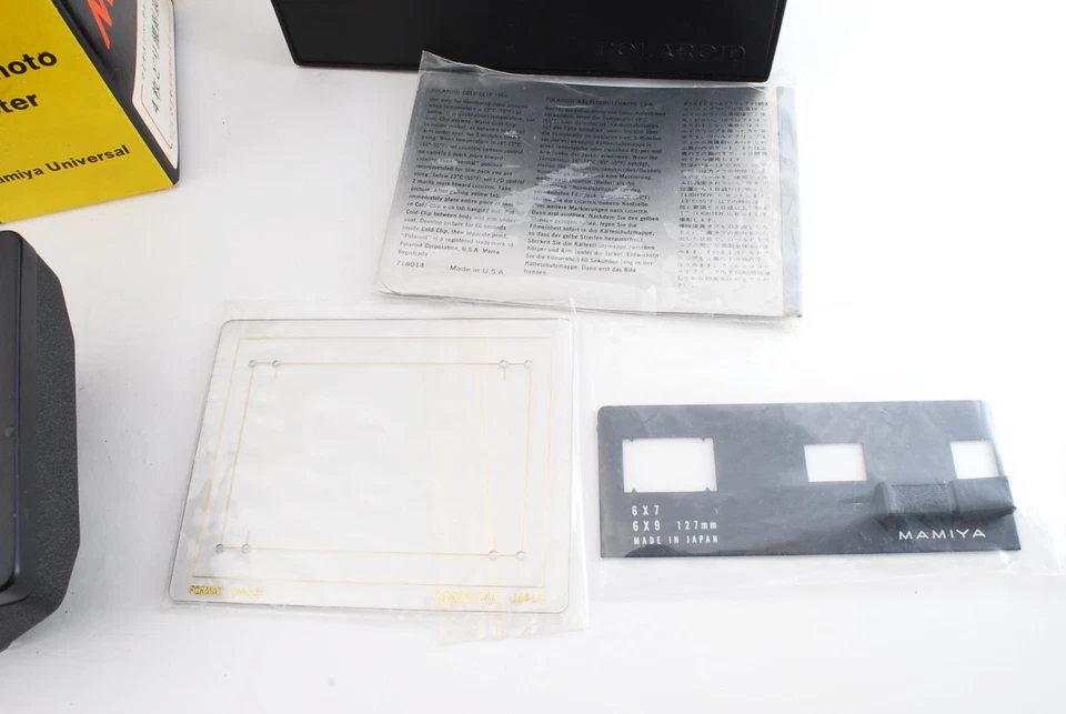 [COMO NUEVO en Caja] Adaptador de Foto Mamiya Tetra y Parte Trasera Polaroid para Prensa Universal Foto 2 de 4