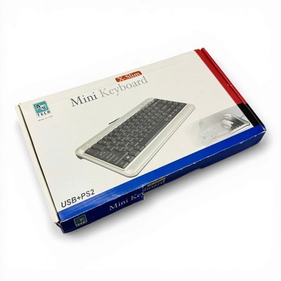 A4Tech KL-5UP X-Slim Mini Keyboard USB Wired Multimedia Tested Working