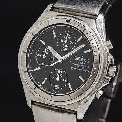 Seiko Alba ZIC V658-0A40 Quartz Watch Black JP