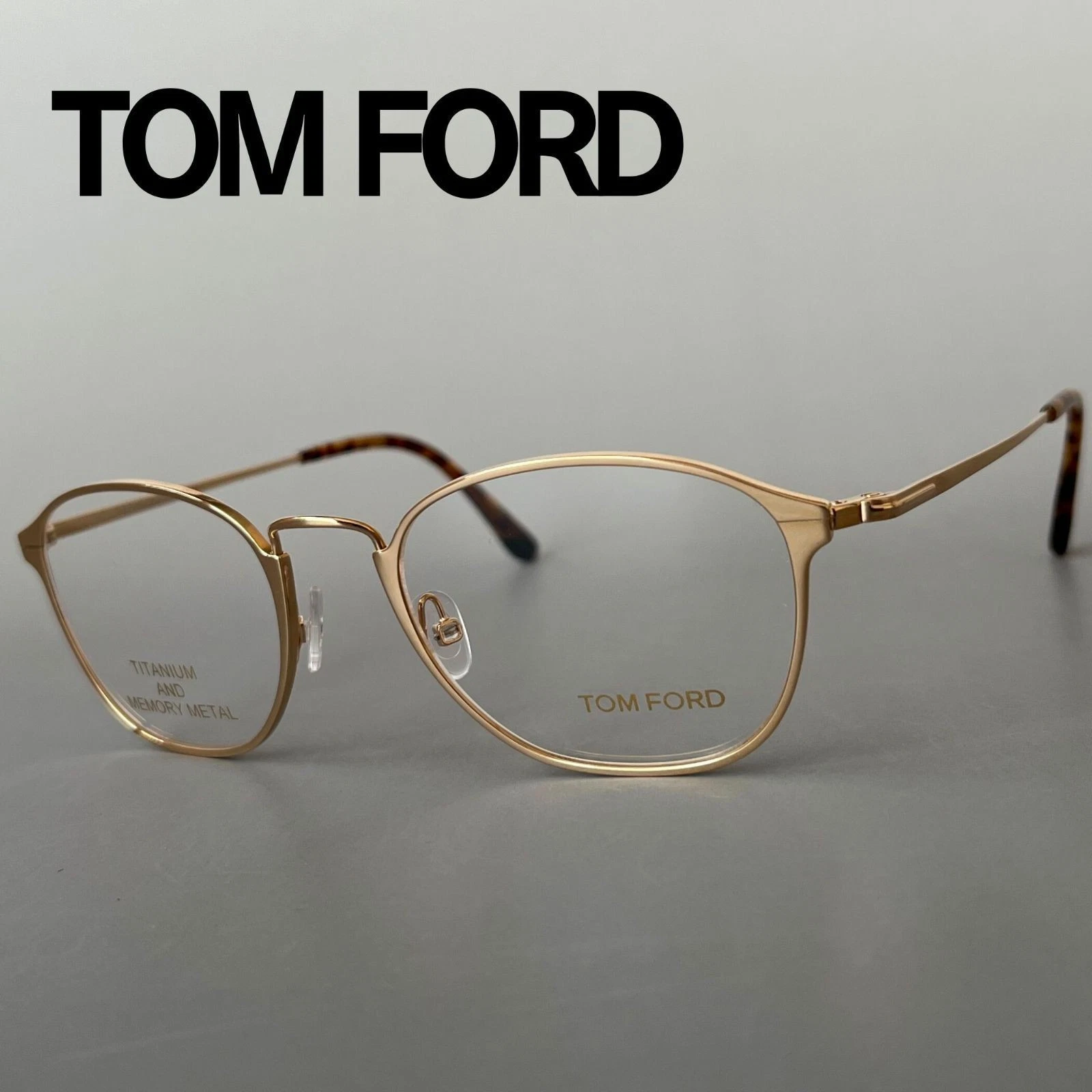 TOM FORD FT5349 02B Eyeglasses 51□20 145 Made in Italy New with Case