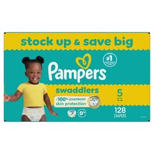 Pampers Swaddlers Active Baby Diapers - Size 5 - 128ct