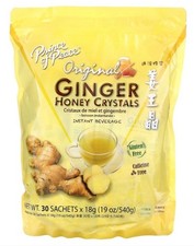 Prince of Peace Instant  Honey Crystals Ginger Tea - Pack of 30, 19oz