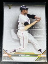 Willie Mays 2021 Topps Triple Threads Rainbow Holo Foil Giants Legend HOF GOAT