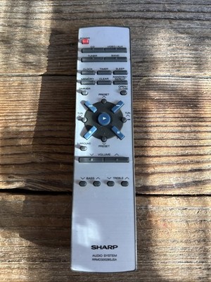 Remote Control Sharp RRMCG0029SJSA Audio CD Tape XL-T300 T300H,XL-T400,XLT300