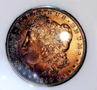 1898-O Morgan Silver Dollar PC MS66 Toning Butifull