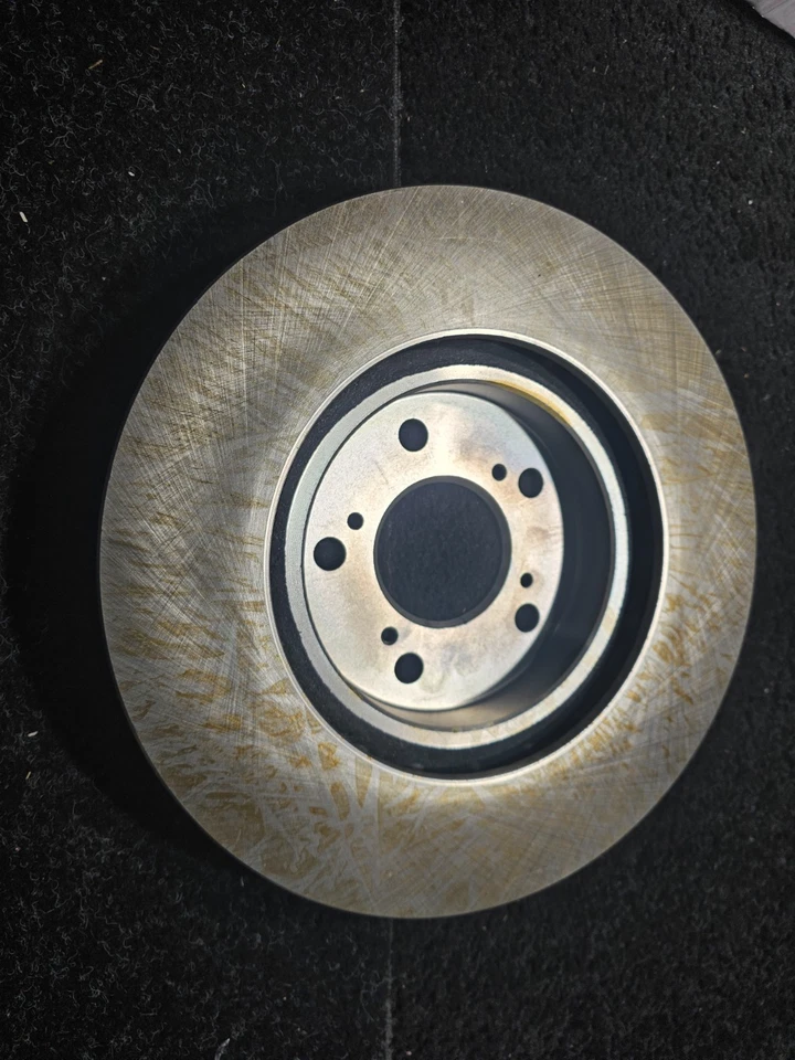 (CANTIDAD 2) Rotor de disco de freno delantero ventilado para Acura RL 2005-2012 YH200365 Foto 4 de 4