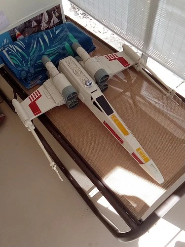 Hasbro Star Wars Giant X-Wing Fighter Ship R2D2 Toy C-2604A Large 29"  Vintage