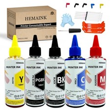 5x100ml Bottles Ink and Ink Refill Tools for PGI-280 CLI-281 PGI-280XXL CLI-2...