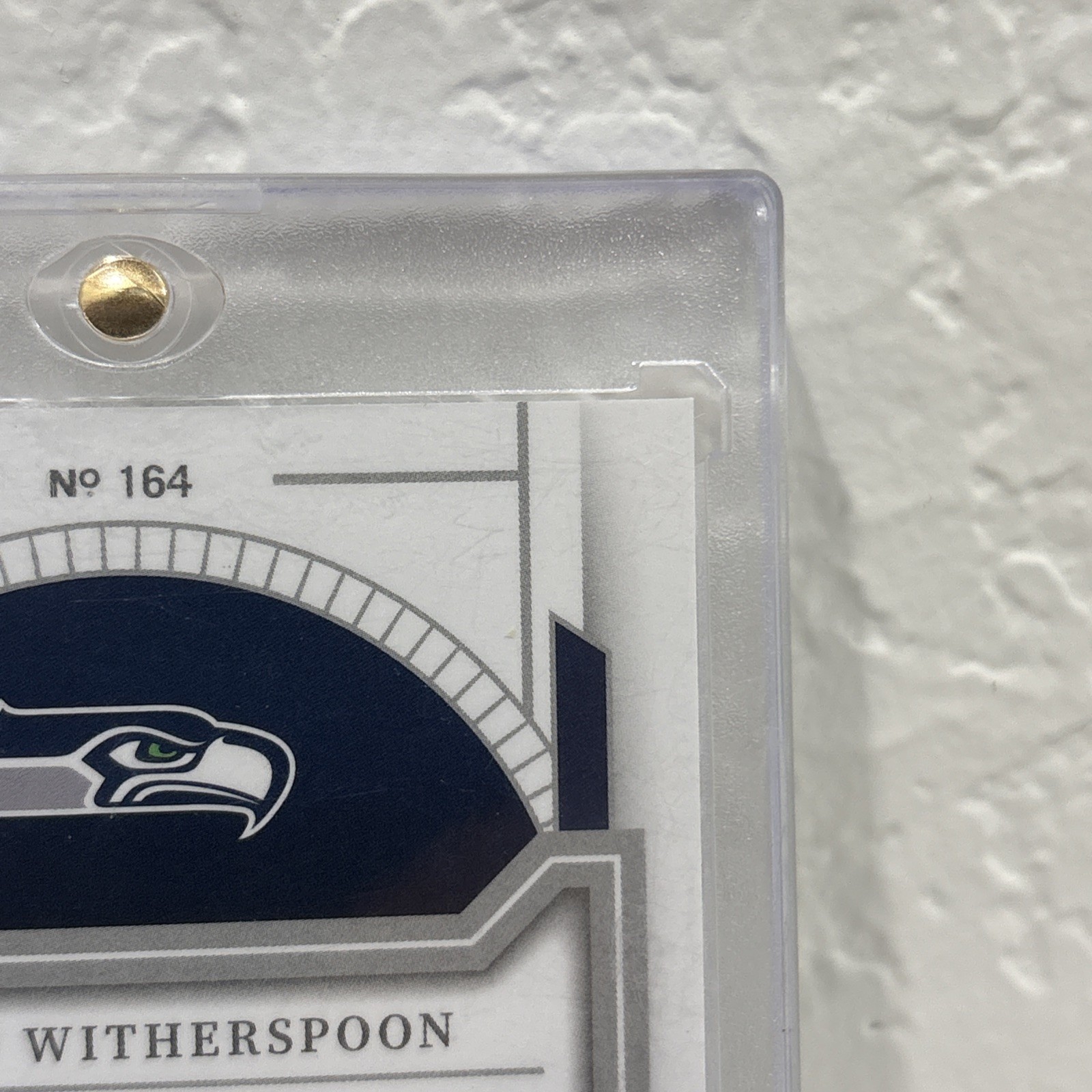 2023 National Treasures Devon Witherspoon Rookie Patch Auto RC #/21 Seahawks view 7