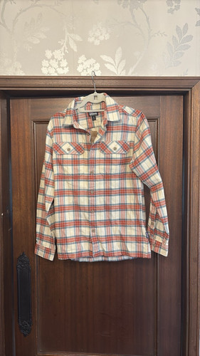 Patagonia Flannel Shirt Men's XS Organic Cotton Colorful Long Sleeve Button Up - Picture 1 of 6