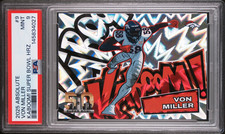 2025 Absolute Kaboom Super Bowl Horizontal Von Miller CASE HIT SSP #9 PSA 9 MINT