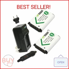 Wasabi Power NP-BX1 Battery (2-Pack) and Charger for Sony NP-BX1/M8, Cyber-Shot 