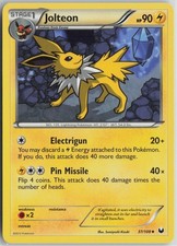 Jolteon 37/108 Uncommon Dark Explorers Pokemon Lightly Played on eBay