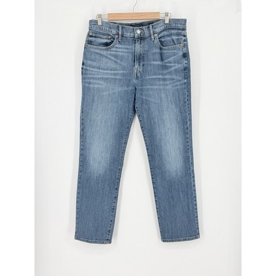 Lucky 223 Straight Jeans Mens 34x32 Blue Denim Medium Wash Pants 34 x32 Normcore