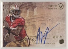 2012 Topps Valor Valor Auto Rookie 66/146 AJ Jenkins #VA-AJJ Auto 0cv