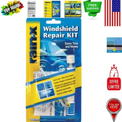 Durable Resin Windshield Repair Kit - Minimize Damage Visibility and Save Costs