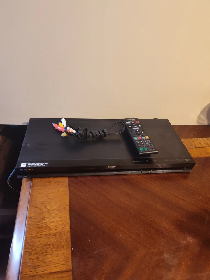 Reproductor de DVD 3D Blu-ray Sony BDP-S580/con control remoto probado excelente estado de funcionamiento Foto 2 de 4