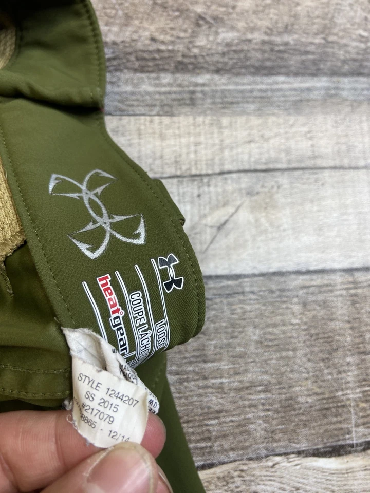 Pantalones Cortos Under Armour UA Para Hombre 38* Cazador de Peces Carga Equipo de Calor Secado Rápido Viaje Foto 4 de 4