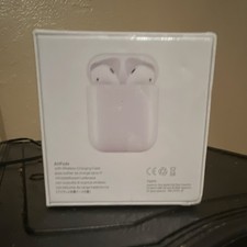 Apple AirPods Wireless Charging Case Bluetooth In-Ear Earbuds Built-In Mic White