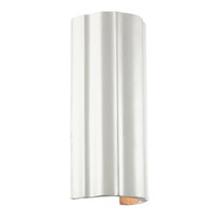 Wandleuchte Up Down H: 33 Cm Metall Weiß Antik 2-Flammig E14 Vintage Wandlampe