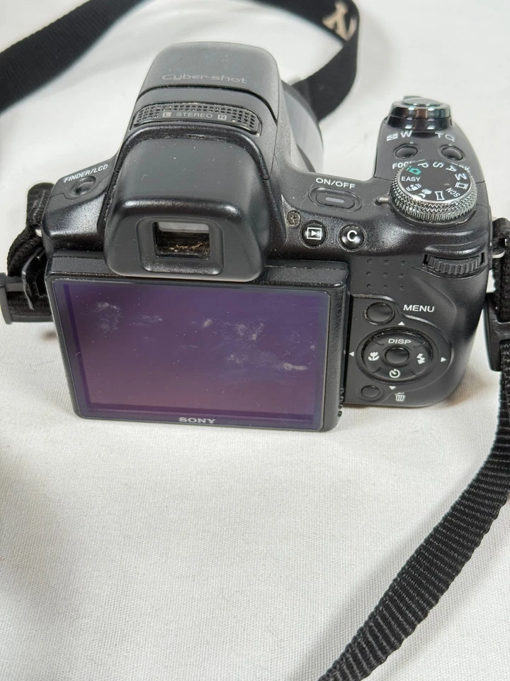 Sony Cyber-shot DSC-HX1 9.1MP Digital Camera, Battery, Charger - Black Tested - Image 3 of 4