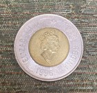 1996 Canada 2 Dollar Queen Elizabeth II Bi-Metallic Polar Bear Coin — photo 1
