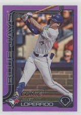 2025 Topps Series 2 Purple Rainbow Foilboard 208/250 Joey Loperfido #398 0k26
