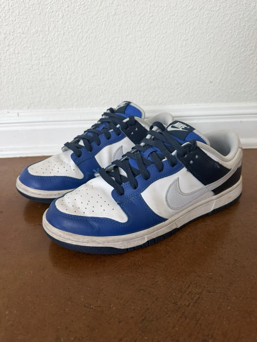 Preços baixos em Nike Dunk Low White Midnight Navy | eBay