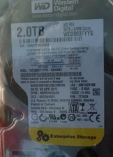 Western Digital 2tb Hard Drive 64mb Cache WD RE4 WD2003FYYS