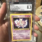Mewtwo 1999 Movie Black Star Promo -3 Card CGC 8.5 Mint +