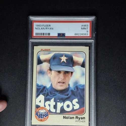 1983 Fleer #463 NOLAN RYAN | PSA 9 Mint | Astros HOF Houston